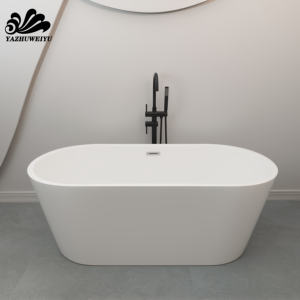 <span class=keywords><strong>Bañera</strong></span> negra <span class=keywords><strong>ovalada</strong></span> acrílica virgen de lujo con desbordamiento, <span class=keywords><strong>bañera</strong></span> de baño sin costuras con <span class=keywords><strong>hidromasaje</strong></span> independiente para interiores y hoteles - Product Image 2