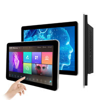 15.6 18.5 inç IP65 7mm çerçeve açık çerçeve dokunmatik Android duvar montaj hepsi bir Pc Tablet ile RK3288