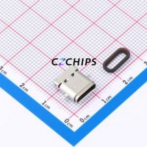 GT-USB-9021A USB Connector Through hole Component (THT) Connector Type-C USB 3.0 Female Horizontal Mount - Product Image 1