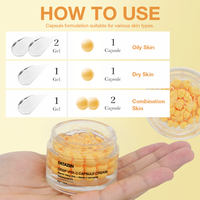 Crème en capsules GUOCUI BIO TECH éclaircissante, améliore la clarté de la peau, réduit les ridules, anti-âge, réparation intense des taches brunes, vitamine C profonde