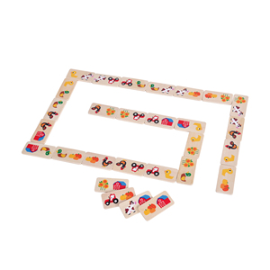Customized Designs <strong>Dominoes</strong> Set Children Educational Intellectual Building <strong>Blocks</strong> Preschool Toddler Memory Games for Kids - Product Image 5