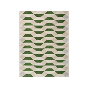 Tappeto Moderno di Lusso Leggero Tessuto a Mano <span class=keywords><strong>per</strong></span> Soggiorno, Nuovo Modello 2026, Verde a Quadri, di Alta Gamma, Semplice, <span class=keywords><strong>per</strong></span> Casa, Camera da Letto, Studio, Comodino - Product Image 5