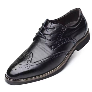 Nouvelles Chaussures Formelles Britanniques Décontractées de Luxe pour Hommes, en Cuir Oxford, Fabriquées à la Main, Imperméables, Amortissantes, Antidérapantes, Intemporelles, à Enfiler - Product Image 2