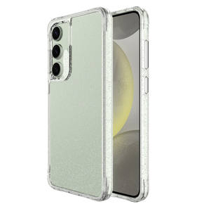 Funda Transparente Antigolpes y Antiarañazos de TPU y PC con Brillantina para Samsung Galaxy S24 FE <span class=keywords><strong>S23</strong></span> Plus S25 S26 Ultra - Product Image 1