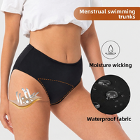 Culottes pour femmes personnalisées en gros, confortables et douces pour la peau, en tissu imperméable et anti-humidité, sans coutures, pour la natation