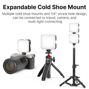 Ulanzi VL61 RGB แบตเตอรี่ลิเธียมในตัว LED ไฟวิดีโอหรี่แสงได้แบบพกพากล้องแสงสำหรับ Sony Nikon SLR - Product Image 5