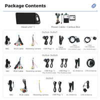 Autoradio Mekede avec écran tactile complet Nouveau système Dudu 7 pour AUDI Q5 Support DSP BT WIFI Car-play Wifi GPS