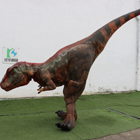 Costume de dinosaure animatronique portatif taille adulte pour parc d'attractions, défilé, carnaval