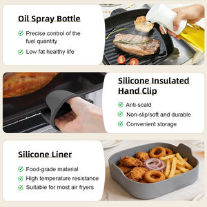 Cepillo <span class=keywords><strong>de</strong></span> silicona para aceite, pinzas para alimentos, pulverizadores <span class=keywords><strong>de</strong></span> aceite, revestimientos para freidoras <span class=keywords><strong>de</strong></span> <span class=keywords><strong>aire</strong></span>, kit <span class=keywords><strong>de</strong></span> <span class=keywords><strong>accesorios</strong></span> reutilizables para freidoras <span class=keywords><strong>de</strong></span> <span class=keywords><strong>aire</strong></span> - Product Image 3