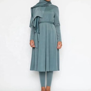 廉价谦虚穆斯林女性泳装 & 沙滩装布基尼泳装3件可持续穆斯林女性泳装2023 - Product Image 2