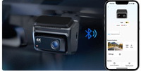 Caméra embarquée DDPAI Z60 à trois canaux, enregistrement global triple : avant 4K/arrière 1080P/intérieur 2K, protection complète.