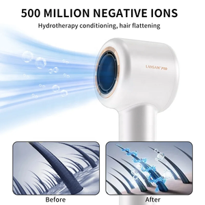 Personnaliser Logo et Emballage Électrique Air Chaud Multi-fonction Cheveux Lissage Négatif Ion Styling Outil Sèche-Cheveux - Product Image 4