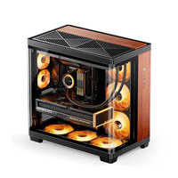 JONSBO TK-4 Steel Seaview Full Tower ATX Gaming Computer Case Tempered Glass Side Panel Back Insertion Motherboard Support