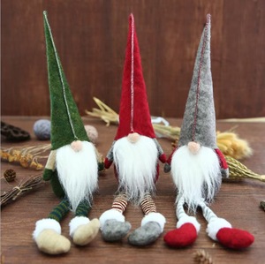 Swedish Gnome <strong>Christmas</strong> Plush Toy Scandinavian Style <strong>Decor</strong> Dangle Leg <strong>Shelf</strong> <strong>Sitters</strong> for <strong>Christmas</strong> Decoration - Product Image 2
