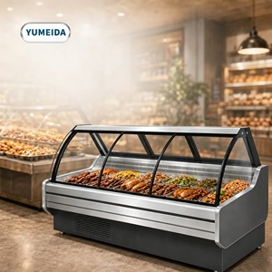 <span class=keywords><strong>Vitrine</strong></span> <span class=keywords><strong>Réfrigérée</strong></span> Ouverte Haute Performance pour Produits Frais – Idéale pour Centres Commerciaux et Supermarchés (Zone Fraîche) - Product Image 2