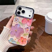 Coque de téléphone anti-lumière bleue en strass pour iPhone 17 Pro Max, avec cadre d'objectif diamanté et protection anti-chute pour iPhone 16/15