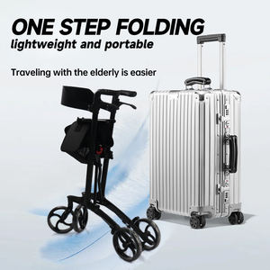 RICHALLモダンオールカーボンファイバーウォーカー障害者用操作しやすい秒折りたたみ式ウォーカー屋外安全ウォーカー - Product Image 3