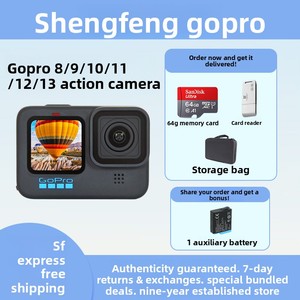 Caméra d'action intelligente stabilisée GoPro HERO10 <span class=keywords><strong>Black</strong></span> <span class=keywords><strong>Black</strong></span> Dog 13/12/11/10/9 pour le cyclisme - Product Image 2