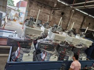 Machine à chanfreiner de forme spéciale - pour le meulage et le polissage des bords ronds/ovales des dalles de roche/<span class=keywords><strong>verre</strong></span> - Product Image 4