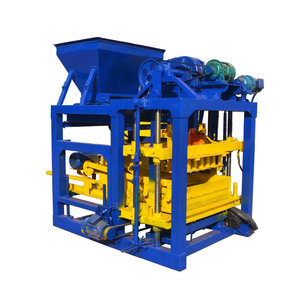 Máy làm khối QT4-25 Máy làm gạch giá thấp Máy làm gạch rỗng đường lát khối đúc - Product Image 1