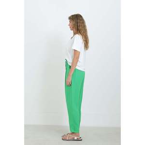 Pantaloni da Donna a Forma di Carota con Chiusura a Cintura Verde 18102PNT - Product Image 2