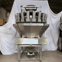 Peseuse combinée automatique à 20 têtes pour noix, biscuits, grains de café, aliments pour animaux et produits granulaires