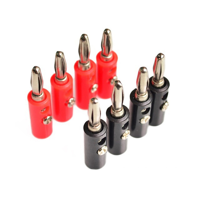 4MM banana plug with fixing screw and superimposed jack power amplifier speaker chipwelldone