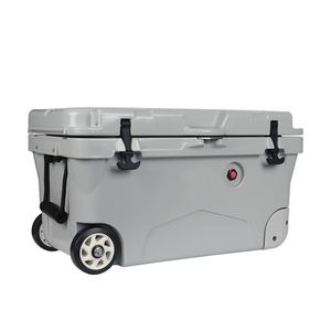 Large <b>Plastic</b> Rotomolded Cooler Box Insulation Cooler Box With <b>Wheel</b> - Product Image 3