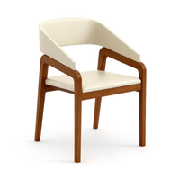 Ceci est un fauteuil de soin haut de gamme pour le salon, avec un cadre en bois de frêne, un cuir PU de haute qualité et des accoudoirs.