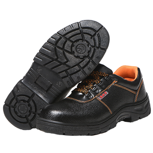 Comfortable Breathable Mid Cut <strong>Work</strong> Safety Shoes Steel Toe Design Anti-Smash Anti-Puncture New Leather for Summer Road <strong>Mate</strong> - Product Image 1
