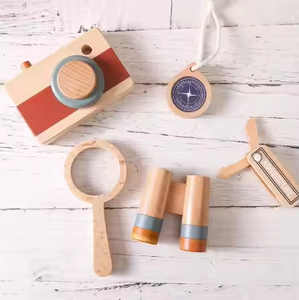 Observación de insectos al aire libre caja de regalo niños simulación telescopio Cámara exploración jugando casa brújula lupa conjunto - Product Image 2