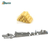 Extrudeuse de Snacks Mini Automatique en Acier Inoxydable pour Maïs Soufflé avec Capacité de 250 kg/h pour la Fabrication de Bâtonnets de Riz Soufflé et de Maïs