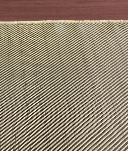 Vải sợi carbon Armiad cường độ cao, dệt thoi, cuộn, màu vàng đỏ xanh, chất liệu nhẹ, dùng cho ống và phụ tùng ô tô - Product Image 2