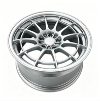 Geschmiedete Felgen in Gebürstetem Silber 17 18 19 Zoll 5x120 5x114,3 5x112 Autofelgen für BMW F30 Alfa Romeo Tesla Subaru Geschmiedete Felgen