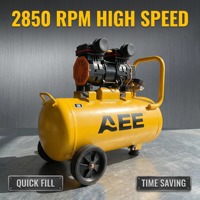 Maquina Compresor De Aire 50 Litros Dual Powerd Reciprocating Tyre Inflator air Compressor Machine for Multiple Pneumatic Tools