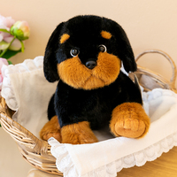 Figurines de chiots mignonnes et moelleuses sur le thème des animaux de compagnie, plusieurs races de chiens, poupées en peluche à fourrure douce pour ornement de bureau, décoration pour les amoureux des animaux