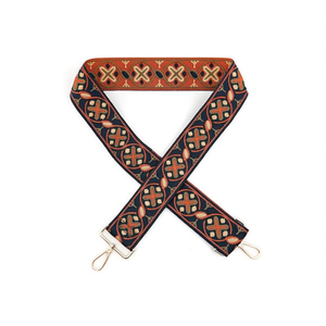 Cinghia in Tessuto da 5 Cm con Fibbia Rotonda Bianca per Borsa - Product Image 1