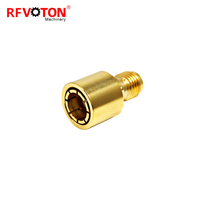 Conector RF Coaxial RP SMA Macho a SMA Hembra de Alta Calidad, Recto, Chapado en Oro, Conexión Rápida