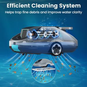 <span class=keywords><strong>Robot</strong></span> Limpiador de <span class=keywords><strong>Piscinas</strong></span> Silver Home con Batería de Litio de 4500mAh, Plástico ABS, Limpieza Automática <span class=keywords><strong>para</strong></span> <span class=keywords><strong>Piscinas</strong></span> Enterradas - Product Image 6