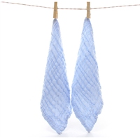 Lot de 40 lingettes carrées absorbantes en mousseline de coton bio pour nouveau-né, 400 fils, personnalisables, pour le visage de bébé