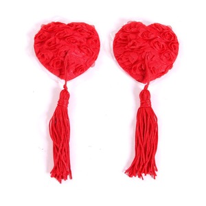 Jouets romantiques pour femmes, autocollants romantiques pour la poitrine, autocollants SM pour les seins, autocollants en silicone en forme de cœur pour les mamelons, accessoires pour la poitrine - Product Image 3