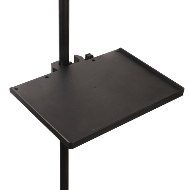 24*17.5cm Black Clip on Sound Card Tray with Phone Holder Ring Light Stand for Live Equipment Standard Version Boxed Plastic