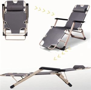 Adjustable Modern Outdoor Sun Lounger zero Gravity Folding Lounge <b>Chair</b> with Thick <b>Padded</b> Cushion - Product Image 3