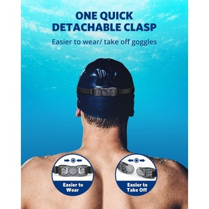 <span class=keywords><strong>Gafas</strong></span> de Natación Amplias con Protección UV para Surf, Piscina y Playa, Sin Fugas, Protección Total, para Adultos, Mujeres y Jóvenes - Product Image 5