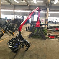 Fabriek Direct!! 35hp/40hp Tractor Gemonteerd Palm Olie Fruit Grabber Harvester Hot In Maleisië