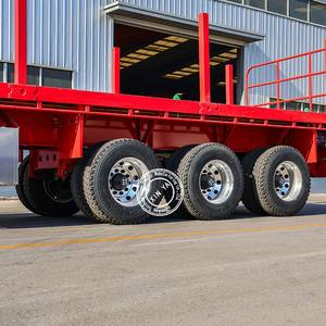 <span class=keywords><strong>Prix</strong></span> d'usine Yongchao, semi-<span class=keywords><strong>remorque</strong></span> extensible à 2 essieux, 3 essieux, 40 pieds, 45 pieds, plateau plat en acier, <span class=keywords><strong>remorque</strong></span> <span class=keywords><strong>de</strong></span> transport <span class=keywords><strong>de</strong></span> marchandises en vrac - Product Image 4