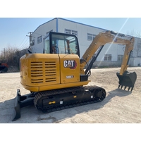 Mini Excavadora Usada Original de Alta Calidad CAT 306E en Buen Estado, Marca Reconocida, Excavadora de Orugas Pequeña CAT de Segunda Mano de 6 Toneladas