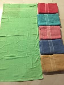 Asciugamani assorbenti per bordi in raso di colore fornitore di tessuti per la casa asciugamano per il viso in tinta unita - Product Image 5