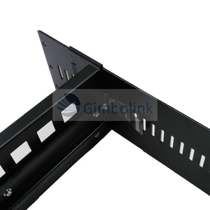 Kit de montage sur rail DIN 19 pouces pour fibre optique, en alliage d'aluminium, commutateur optique industriel réglable, couleur noire, certifié 5G CE - Product Image 2