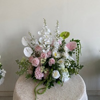 Kunstzijde bloemen realistische bloemenbal tafeldecoratie bruiloft dankdag vaas bloemstuk voor feest banket